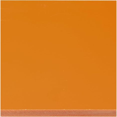 200x200x12mm Panneau en Plastique Phénolique 1 Pcs Orange Rouge (1/5)