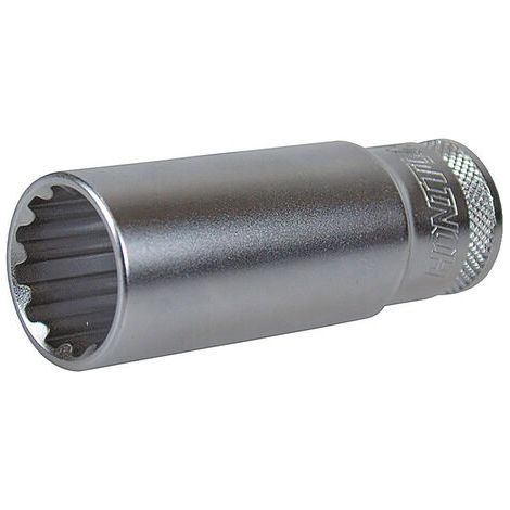 Douille longue 22 mm multi empreinte chrome vanadium - AUTOBEST