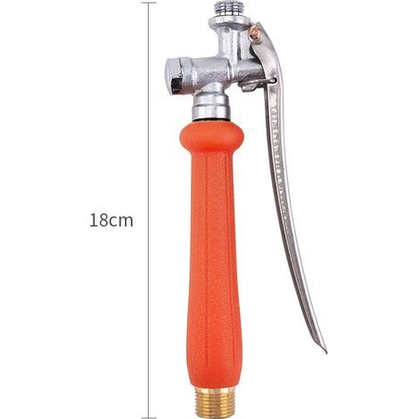 Spray handle with brass and stainless steel parts for efficient watering (large) (1/5)
