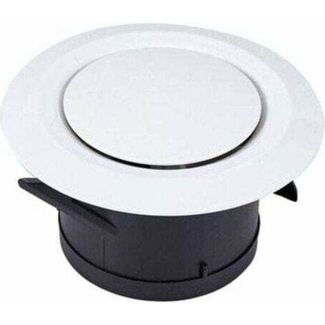 Intake and discharge ports 100-disc diffusers - Adjustable round plastic ventilation grille - Fan ventilation (1/5)