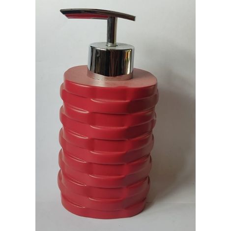 METAFORM - DISPENSER PER SAPONE LIQUIDO- LINEA MOSES - COLORE ROSSO