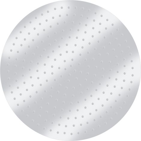 Pommeau de douche de salle de bain ultra-mince en acier inoxydable de 40 cm (16 pouces), effet pluie, rond, chromé, style moderne pour la maison (1/5)