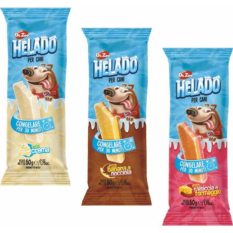 Gelato per cani al gusto di crema (1/4)