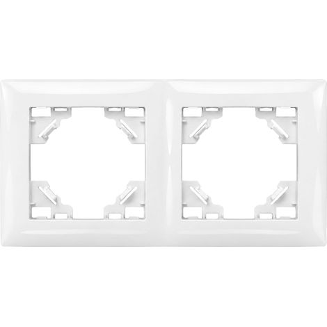 Toolight Zweifachrahmen Für Steckdosen Oste Jnh014-2f White (1/5)