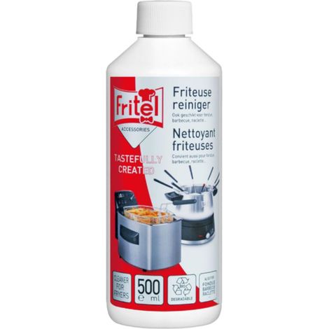 Nettoyant à friteuses 500ml inodore – Compatible FRITEL, SEB, MOULINEX – Nettoyage efficace sans traces – 135600