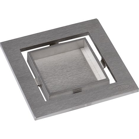 HL0541i Einlaufrost Edelstahl mit Fliesenmulde