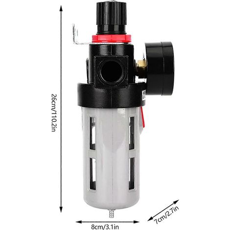 G1/2 BFR4000 Druckluft-Gasaufbereitungsanlage mit Filterdruckregler und Manometer