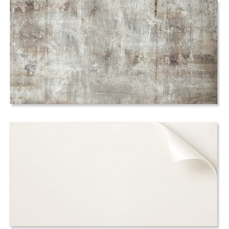 Juego de baldosas de PVC con dise帽o, autoadhesivas, para dormitorio, con textura de superficie da帽ada, 10x40x20 cm
