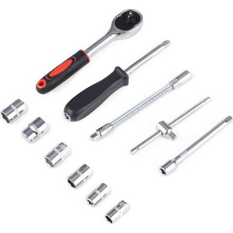 1 Kit clé dynamométrique, 72 dents, réglable, acier chrome-vanadium, vélo moto (1/4)