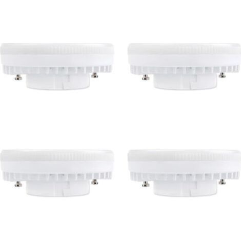 Ampoule GX53 LED 9W Blanc Neutre 4000K, 900LM, 120°, Équivalent Lampe CFL GX53 15W-18W, non-dimmable, Spot LED Encastrable GX53 Neutre pour Plafonnier de Meuble Cuisine, lot de 4 [Classe énergétique A (1/5)