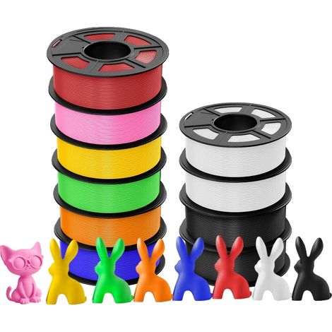 Filamento para impresión 3D, PLA Meta, Alta Fluidez, HSPLAPLUS 10MIX1 (1/2)