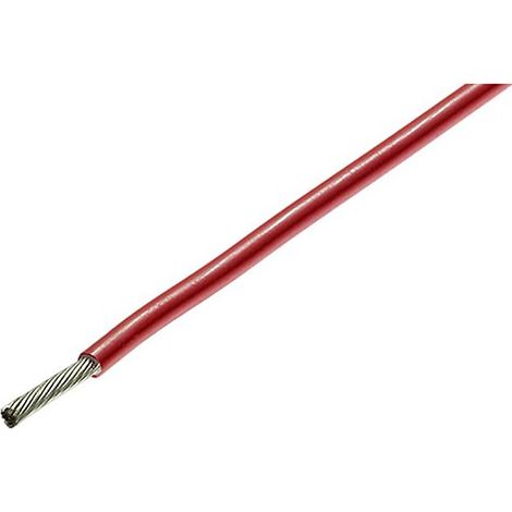 Câble fil unipolaire FEP IMQ approuvé sec. 0,5 mmq Rouge