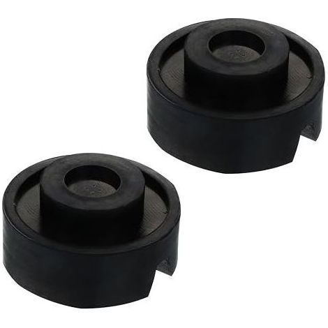 Cabilock Coussinets de 2 Noir Caoutchouc Cric pour Adaptateurs en Stabilisent Patins Résistants à L'usure les Écarts, Lot Pièces Sécurisé Voiture pour Levage (1/5)