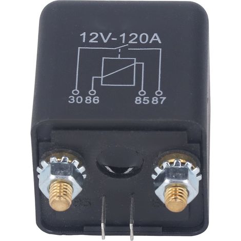 Relais de démarrage électrique étanche avec bobine en laiton et accessoires, 12 V CC, 120 A (1/5)