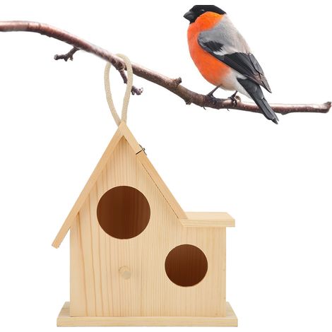 Nichoirs en bois pour oiseaux d'extérieur, nichoirs de reproduction, cages à oiseaux pour jardin, cour ou balcon, décoration (1/5)