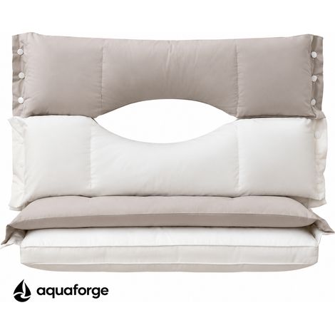 Almofada Cervical Ergonómica Algodão Respirável Capa Removível 40 x 60 cm (1/5)
