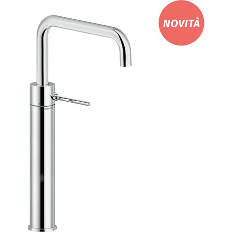Miscelatore monocomando a bacinella, lavabo. Senza scarico. Nobili serie VELIS VE125158/3CR Cromato - Ottone (1/2)