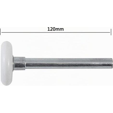 Lot de 2 rouleaux de porte de garage en nylon durable de 5,1 cm 6200ZZ 11 roulement à billes tige de 120 mm (rouleau de porte de garage 120 mm) (1/5)