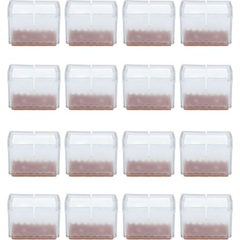 Protections en silicone pour pieds de chaise – Lot de 16 – Silicone souple et durable (1/5)