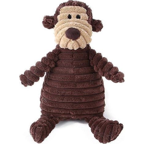 Plüsch-Hundespielzeug, quietschender Welpe, strapazierfähiges Beißspielzeug, niedliches Stofftier. (1/4)