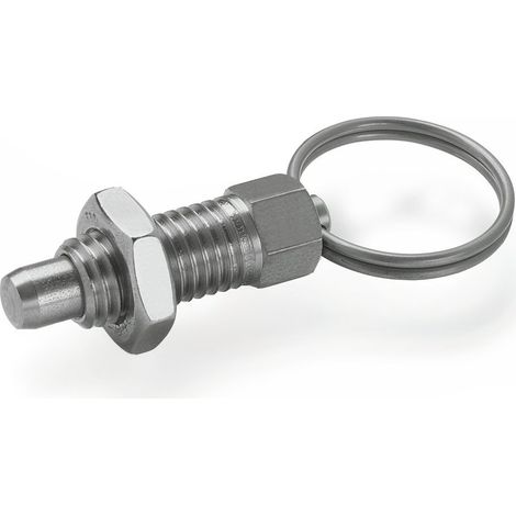 Ganter Norm elementi GN Batterie AK 717 – 4 M6 – Bullone di Resto Acciaio Inox, Argento, 2 pezzi