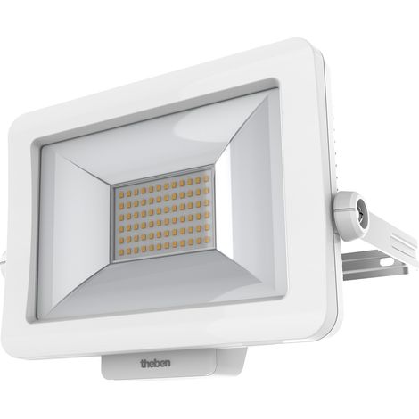 Theben – Projecteur theLeda 30W blanc – IP65 pour extérieur – 3000K – Montage mural et plafond – Flux lumineux 3160lm – IK04 (1/6)