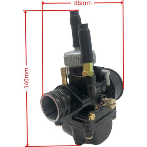Carburateur 21 mm pour vélo électrique essence 2 temps 50-100 cm³ – Réf. 404-093 – Mélangeur haute précision système alimentation 2 temps, démarrage à froid facile, pièce d’origine. (1/5)