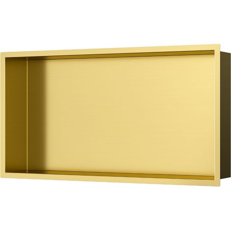Ceramia Niche de Douche à encastrer, Acier Inoxydable 304, 60x30x10cm, Or brossé PVD (1/3)