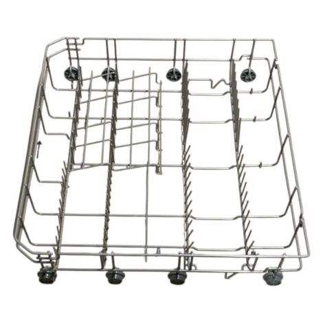 Panier inferieur avec roulettes (48,5 x 45,9 x 11,3 cm) pour lave-vaisselle Midea, Candy, Rosieres, Finlux, Klarstein, Signature - 12976000001468