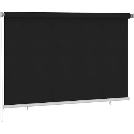 vidaXL Store roulant d'extérieur 225 (l) x 140 (H) cm noir (1/5)
