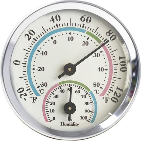 Termometro igrometro Sollbry, sensore di umidità, monitor e rilevatore di misurazioni, per un controllo affidabile e confortevole della temperatura interna, termometro esterno con indicatore [Colore] (1/5)