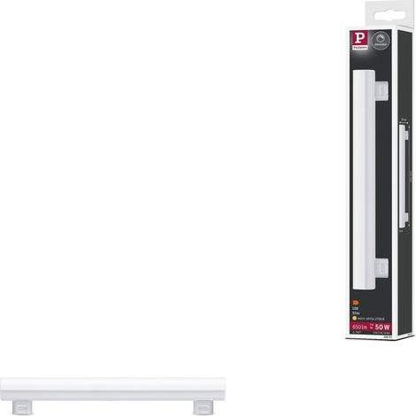 Tube LED S14s 230V 7W 650lm gradable 30 mm Satin plastique 2700K - Ampoule Blanc chaud (1/5)