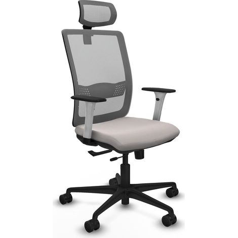 Silla de oficina piqueras y crespo Haches blanco reposacabezas ajustable (1/2)