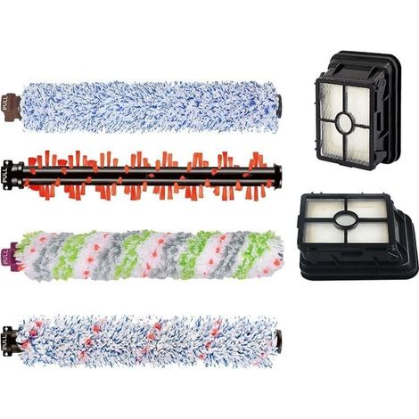 6Pcs Accessories pour Bissell Crosswave 3 en 1 Aspirateur Brosse de Rechange Filtre de Rechange pour Aspirateur Bissell CrossWave 1866/2306/2551/1785-LIAIKI (1/5)
