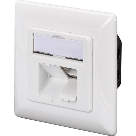 DIGITUS Zásuvka Profi STP 2 port, Cat5E pod omietku, LSA, biela