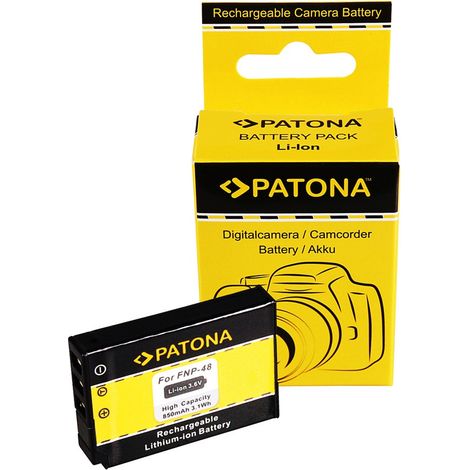 PATONA Akku passend für Fujifilm NP-48 QX1 – 3,6 Volt 850 mAh