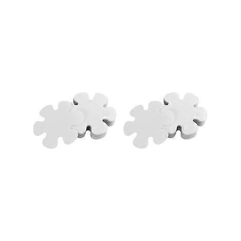 18 Stück Badewannenstreifen, Küchen-Schnee-Badewannen-Antirutschaufkleber in Form von Blumen, transparent