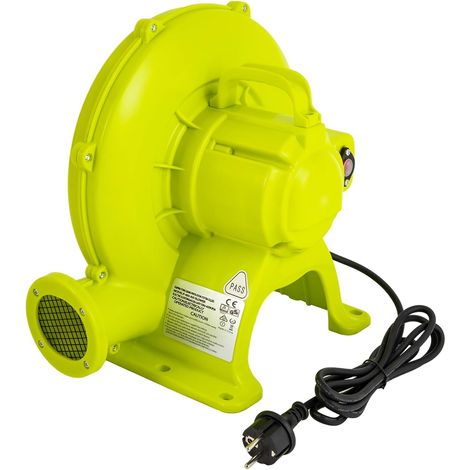 450W Gebläse, Elektrische Luftpumpe Hüpfburg Gebläse 220-240V Geräuscharmen Windmaschine mit Langem Netzkabel für aufblasbare Spielzeuge Durchflussrate von 720m³/h
