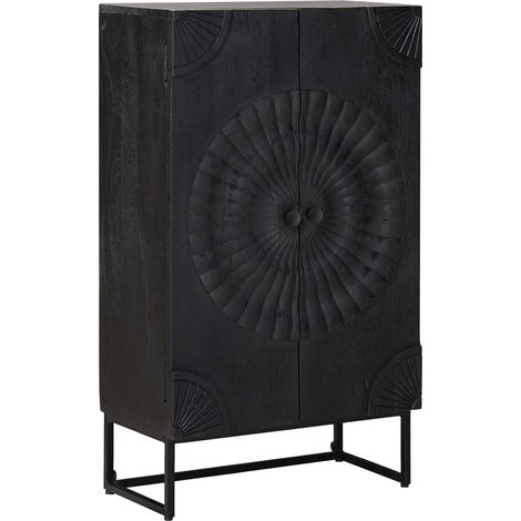 Maison Exclusive - Credenza Nero 55 x 30 x 95 cm (1/5)