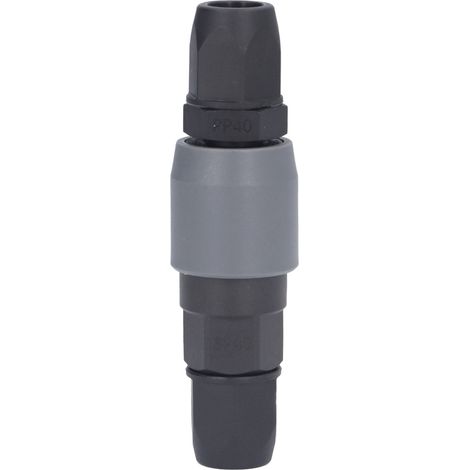 Raccords pneumatiques Type C en acier plastique auto-verrouillants pour tube PU 12x8mm, connecteurs rapides filetés 1/2 pouce pour compresseurs (SP40+PP40) (1/5)