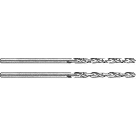 Punte da trapano in acciaio rapido HSS per metallo, DIN 338, 3 mm, 2 pezzi. (1/5)