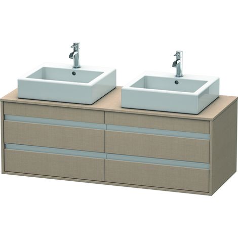 Mueble bajo de lavabo de consola Duravit Ketho, suspendido,