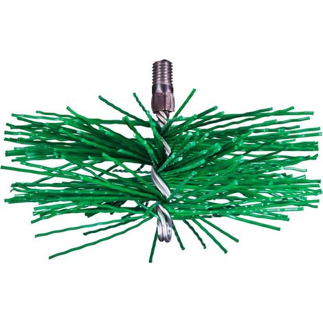 cepillo deshollinador chimeneas 150 mm pvc verde ebertools ,