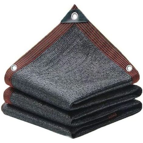 Filet d'ombrage pour terrasse 3 x 3 m, pare-soleil en maille pour terrasse, protection contre le gel par temps froid, pour terrasse, pelouse, chenil, poulailler (1/5)