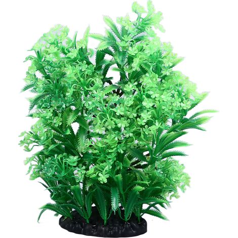 Décoration de plante d'aquarium, Simulation de belle eau d'aquarium artificielle avec Base pour la maison (1/5)