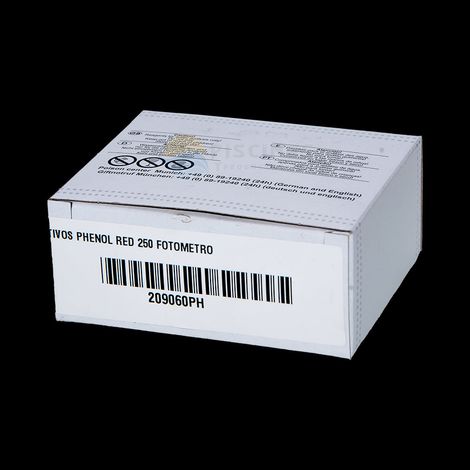 Réactifs Phenol Red pour photomètres PrimeLAB et PoolLAB 250 pastilles