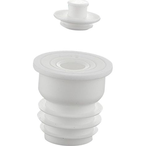 Joint D'étanchéité pour Bonde D'évier, Bouchon En Silicone pour Machine à Laver, Joint Universel pour Tuyau et évier, Convient pour Salle, 35-40mm Blanc (1/5)