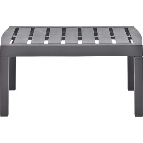 Maison Exclusive - Mesa de jardín de plástico moca 78x55x38 cm (1/5)