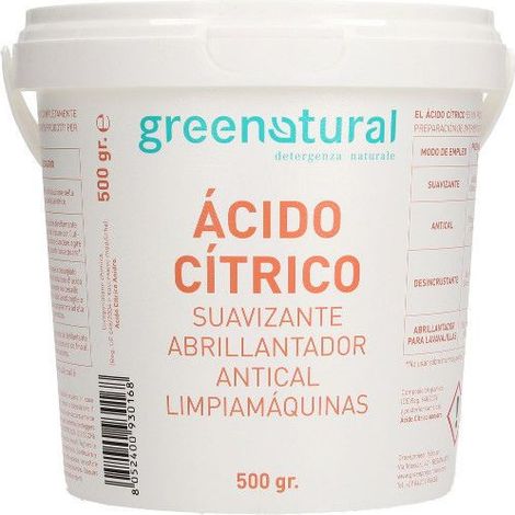 ACIDO CITRICO 500 GR BIO GREENATURAL