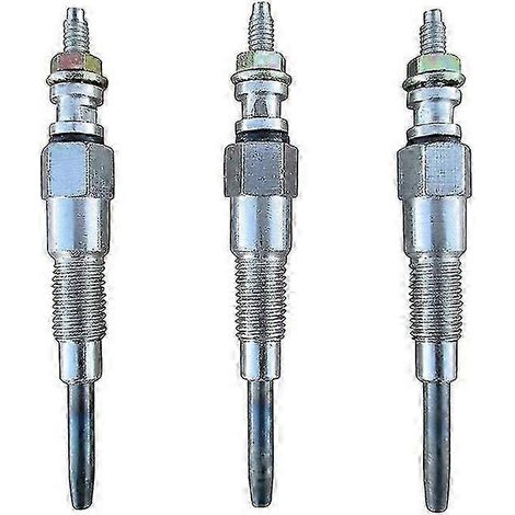 Lot de 3 bougies de préchauffage 16851-65512 pour Kubota D722 D902 D905 D1005 D1105 16851-65510 S202412306285